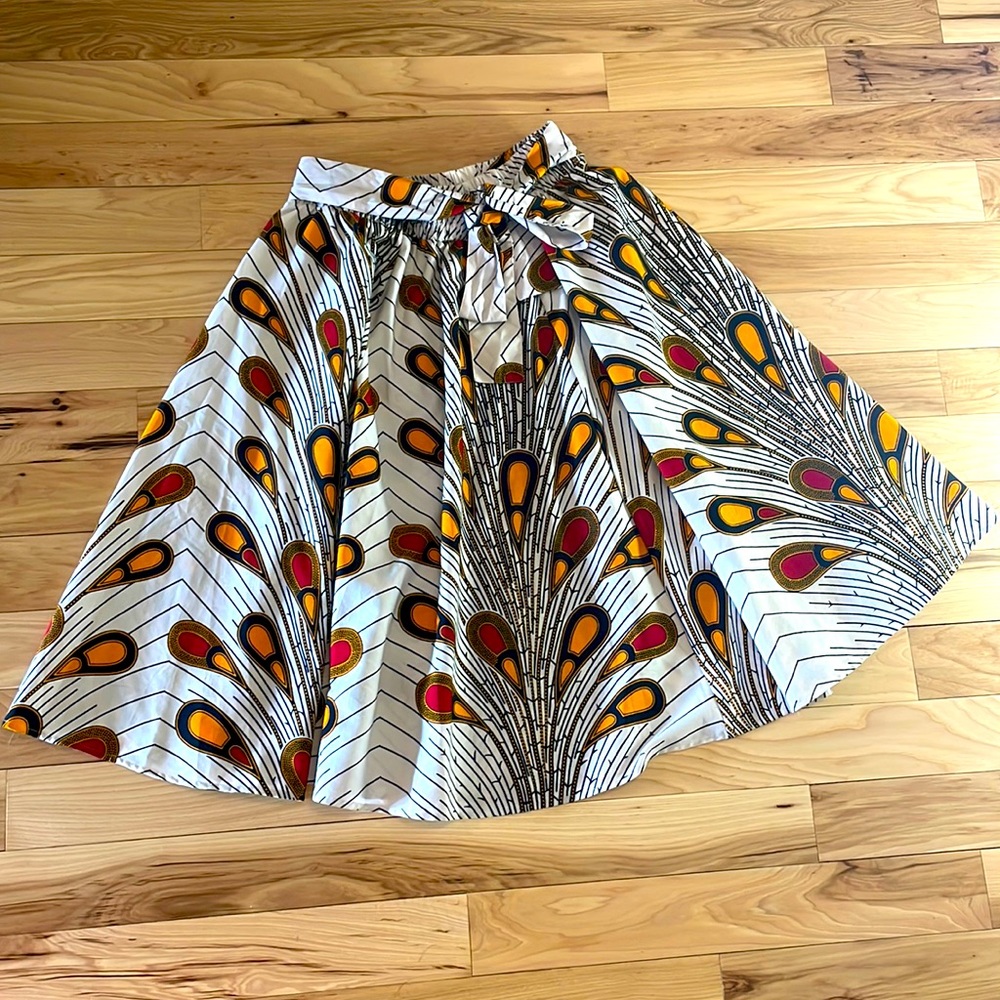 Tea Length peacock skirt